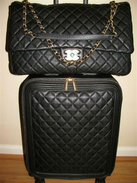 vintage suitcase coco chanel|luxury chanel bag.